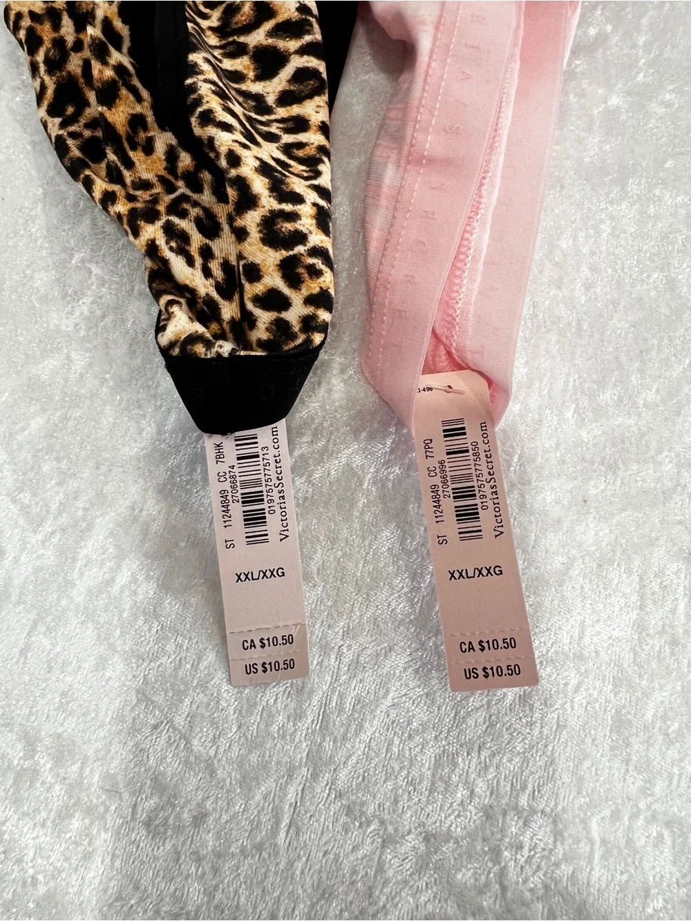 Victoria's Secret Lot Of Two Underwear Panties Brief Size XXL Cotton Blend